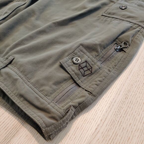 Clothing Arts Mens P^Cubed Pickpocket Proof Travel Pants 42x31 Olive Adjustable - Picture 7 of 11